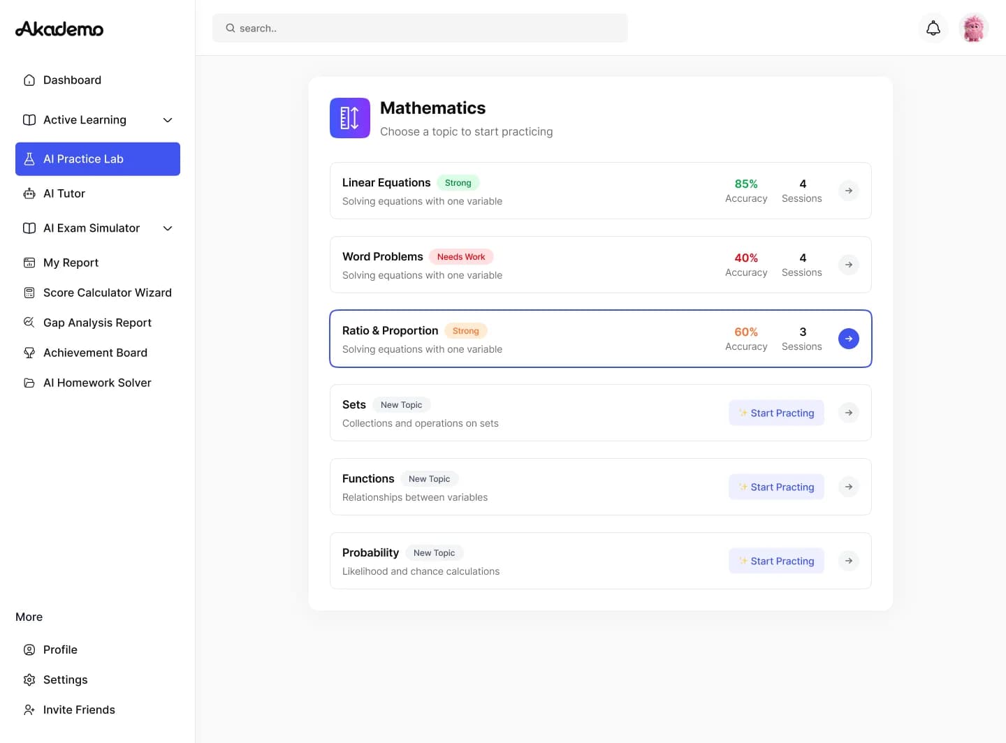 AI Tarafından Üretilen Sorularla Daha Akıllı Çalış.